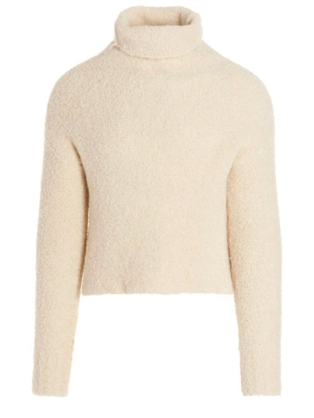 Ma'ry'ya | Oversized Alpaca Blend Boucle Knit Turtleneck Made in Italy Sz M